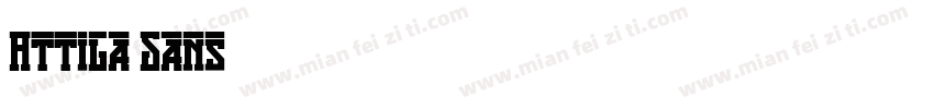 Attila Sans字体转换